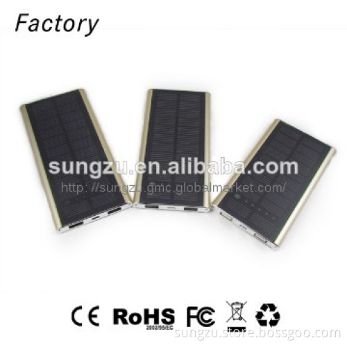 Mobile Charger Solar panel High Capacity Backup Battery for Ipad